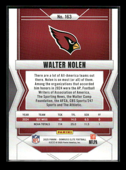 Walter Nolen - 2025 Donruss Elite - Green Disco - Rookie