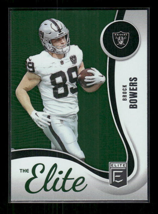 Brock Bowers - 2025 Donruss Elite - The Elite Green