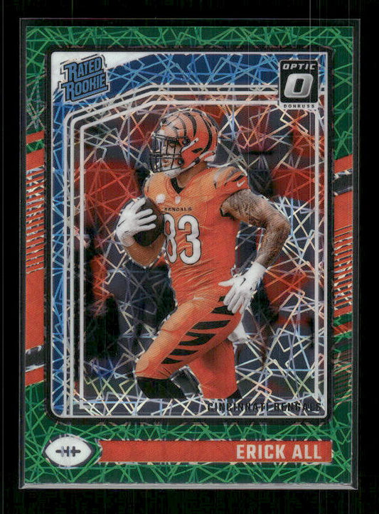 Erick All Jr. - 2024 Donruss Optic - Green Velocity - Rated Rookie