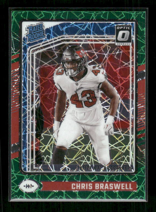 Chris Braswell - 2024 Donruss Optic - Green Velocity - Rated Rookie