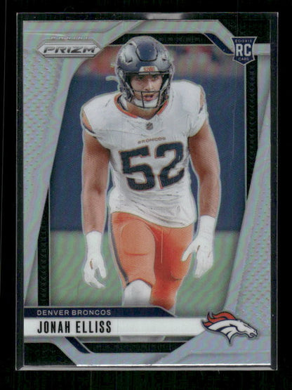 Jonah Elliss - 2024 Panini Prizm - Silver - Rookie