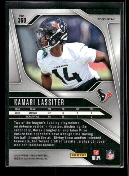 Kamari Lassiter - 2024 Panini Prizm - Silver - Rookie