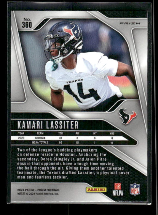 Kamari Lassiter - 2024 Panini Prizm - Silver - Rookie