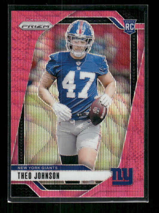 Theo Johnson - 2024 Panini Prizm - Pink Wave - Rookie