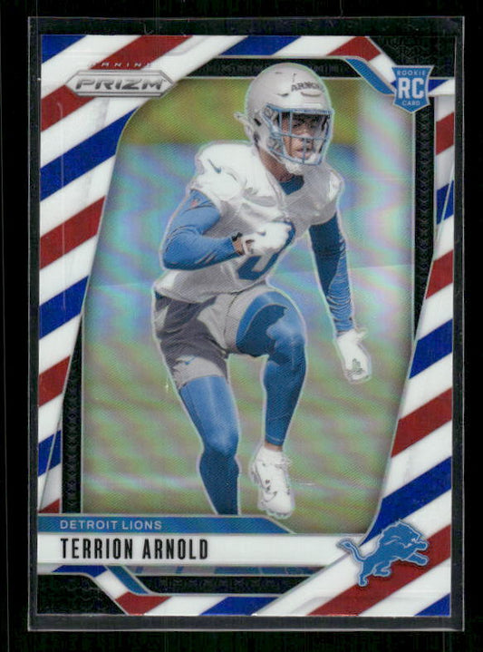 Terrion Arnold - 2024 Panini Prizm - Red White and Blue - Rookie