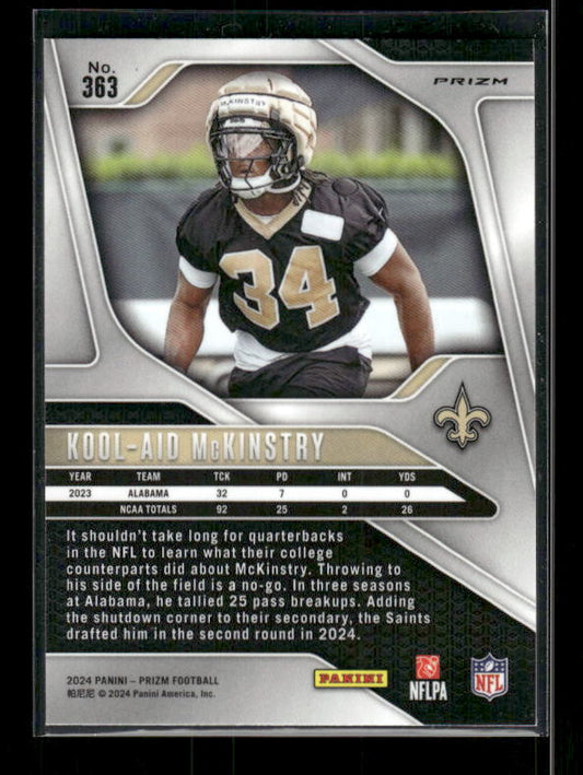 Kool-Aid McKinstry - 2024 Panini Prizm - Red White and Blue - Rookie