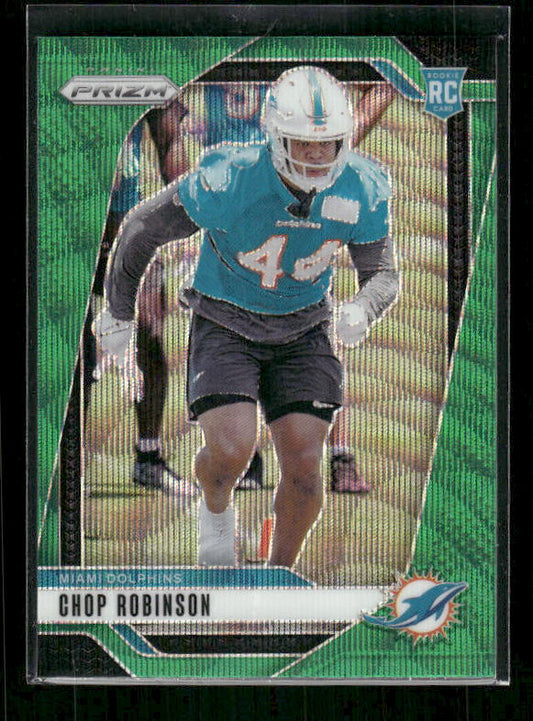Chop Robinson - 2024 Panini Prizm - Green Wave - Rookie
