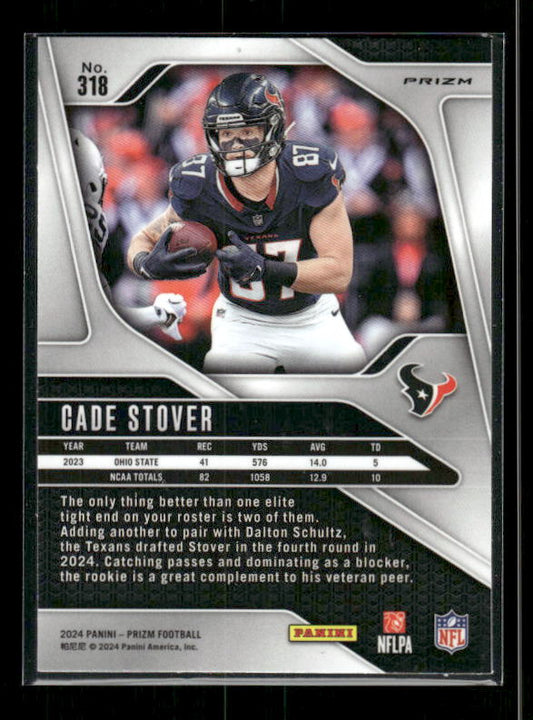 Cade Stover - 2024 Panini Prizm - Green Wave - Rookie