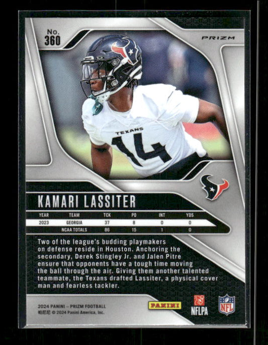 Kamari Lassiter - 2024 Panini Prizm - Pink - Rookie