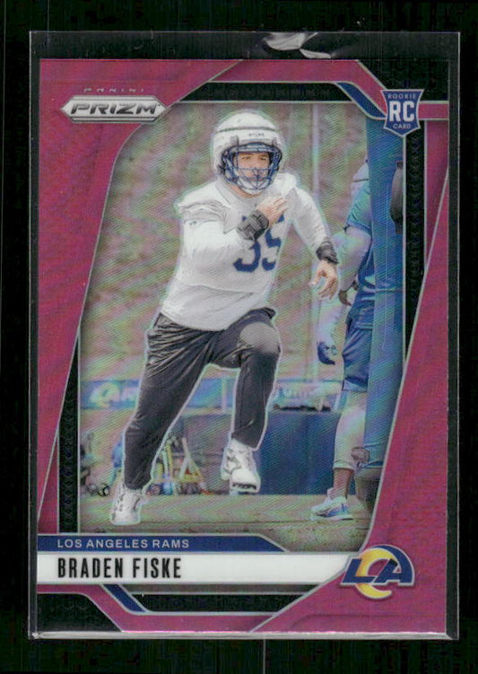 Braden Fiske - 2024 Panini Prizm - Pink - Rookie