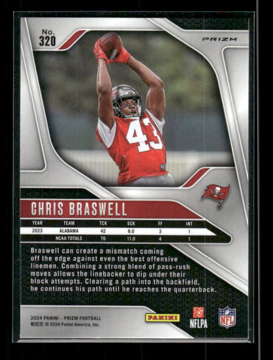 Chris Braswell - 2024 Panini Prizm - Lazer - Rookie