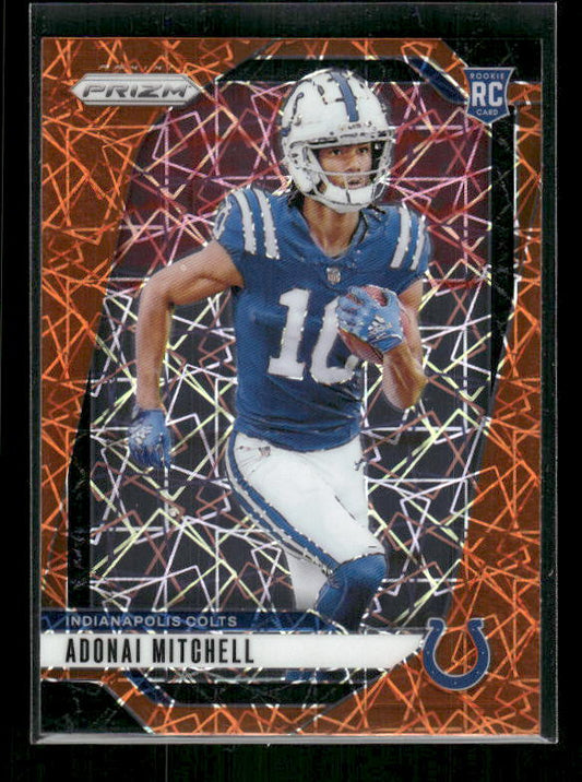 Adonai Mitchell - 2024 Panini Prizm - Lazer - Rookie