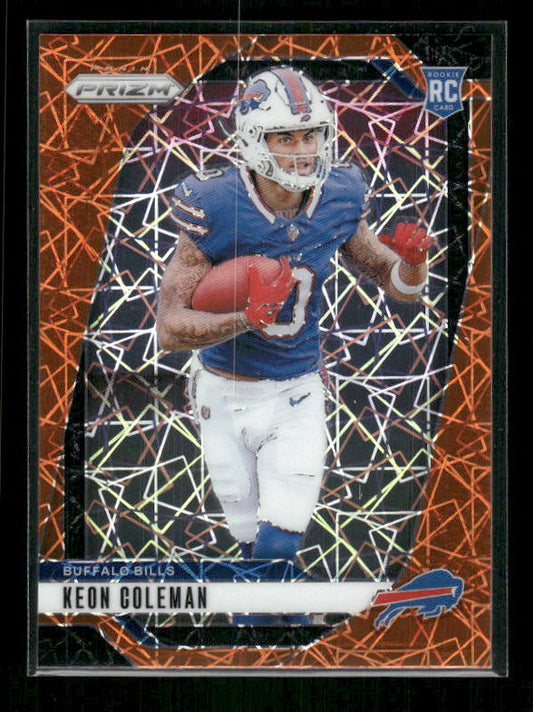 Keon Coleman - 2024 Panini Prizm - Lazer - Rookie