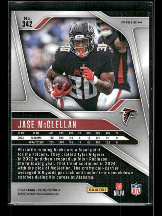 Jase McClellan - 2024 Panini Prizm - Lazer - Rookie
