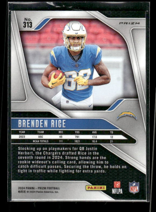 Brenden Rice - 2024 Panini Prizm - Green - Rookie