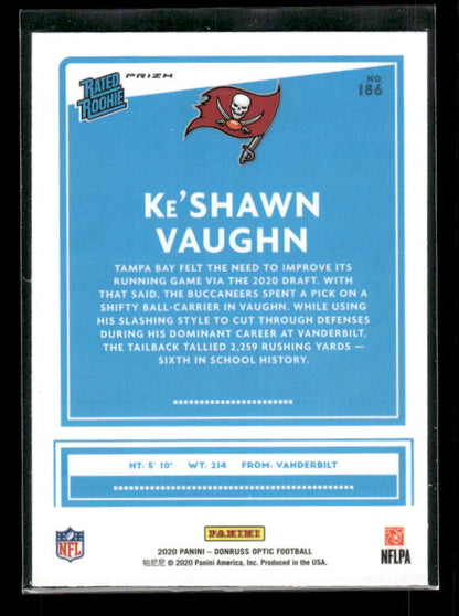 Ke'Shawn Vaughn - 2020 Donruss Optic - Pink - Rated Rookie