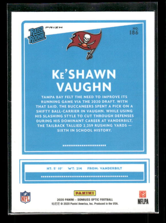 Ke'Shawn Vaughn - 2020 Donruss Optic - Pink - Rated Rookie
