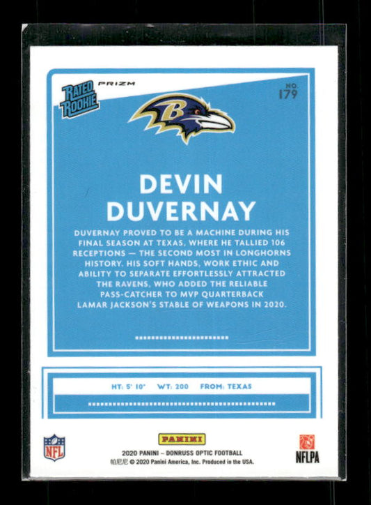 Devin Duvernay - 2020 Donruss Optic - Purple Shock - Rated Rookie