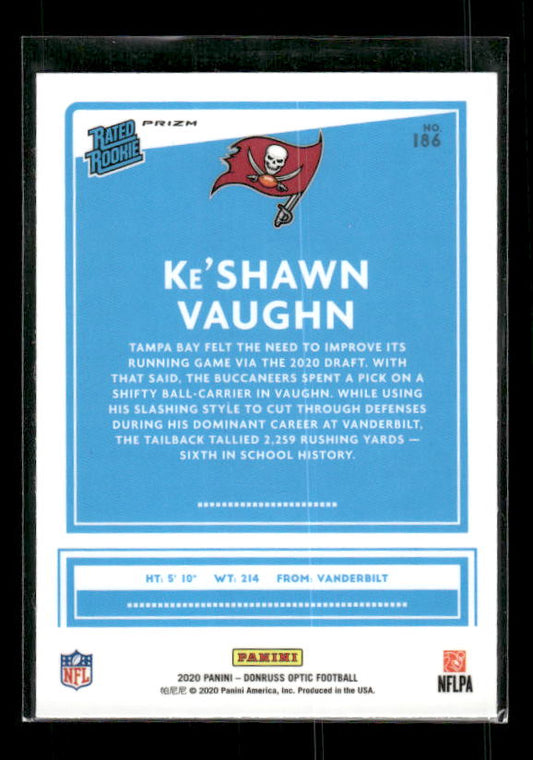 Ke'Shawn Vaughn - 2020 Donruss Optic - Holo - Rated Rookie