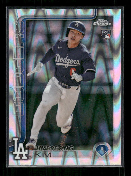 Hyeseong Kim - 2025 Topps Chrome - Raywave Refractors - Rookie