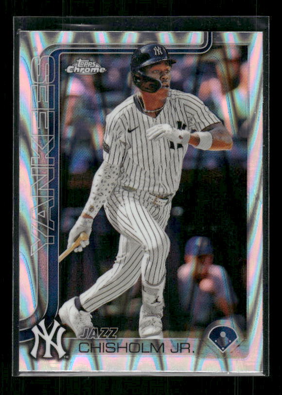 Jazz Chisholm Jr. - 2025 Topps Chrome - Raywave Refractors