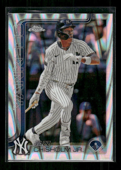 Jazz Chisholm Jr. - 2025 Topps Chrome - Raywave Refractors