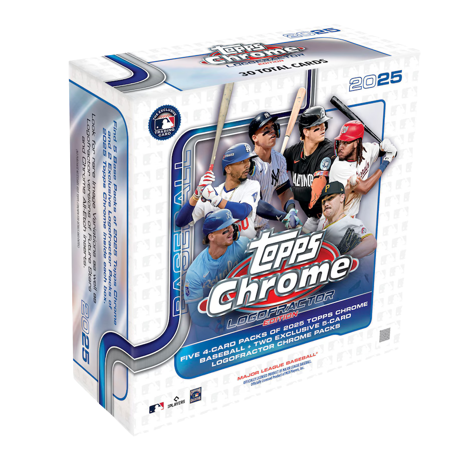 2025 Topps Chrome Baseball - Logofractor Edition Mega Box