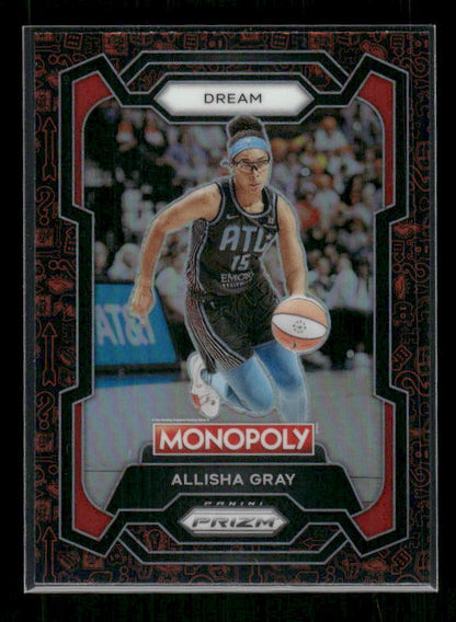 2024 Panini Prizm Monopoly WNBA #6 Allisha Gray Classic Icons Red Prizm