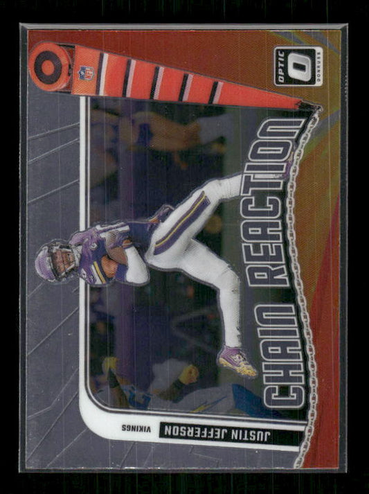 2024 Donruss Optic #5 Justin Jefferson Chain Reaction