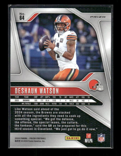 2024 Panini Prizm #64 Deshaun Watson Lazer