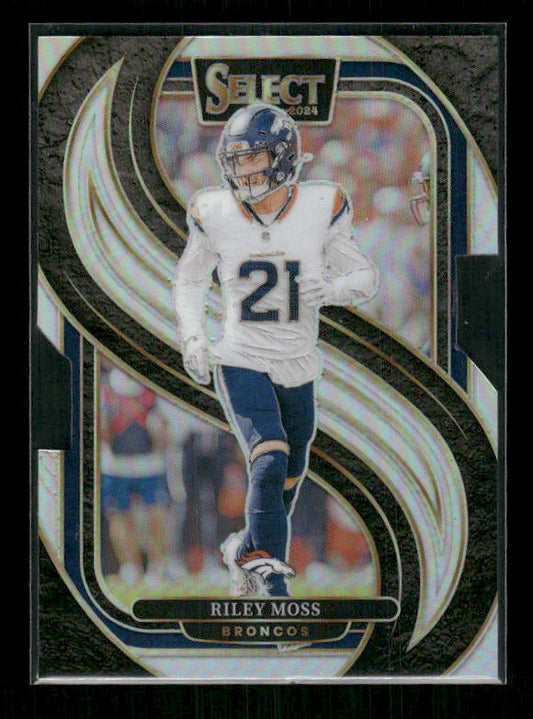 2024 Panini Select #190 Riley Moss Silver Prizm Die Cut