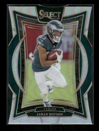 2024 Panini Select #63 Jahan Dotson Silver Prizm Die Cut