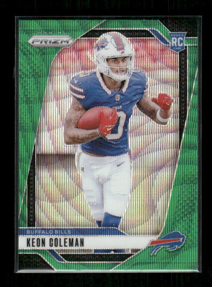 2024 Panini Prizm #362 Keon Coleman Green Wave