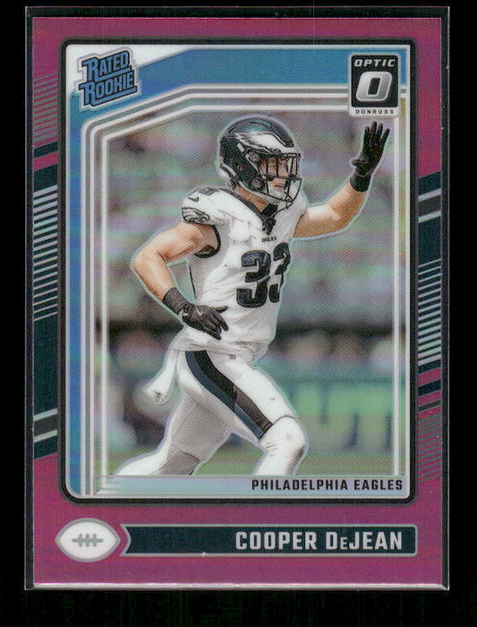 2024 Donruss Optic #221 Cooper DeJean Pink