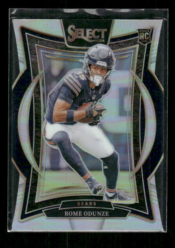 2024 Panini Select #3 Rome Odunze Silver Prizm Die Cut