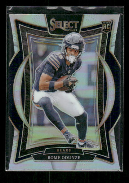 2024 Panini Select #3 Rome Odunze Silver Prizm Die Cut