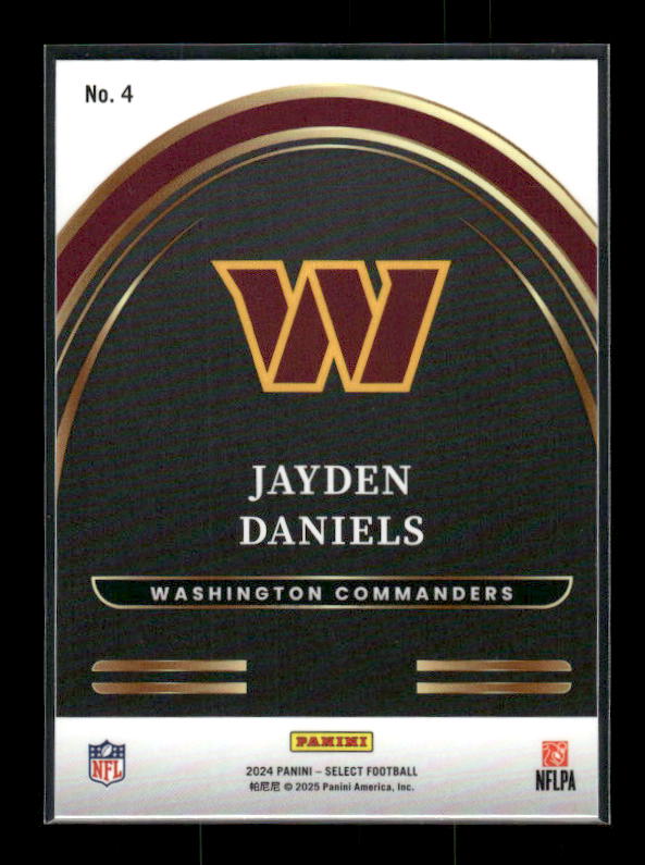 2024 Panini Select #4 Jayden Daniels Select Future