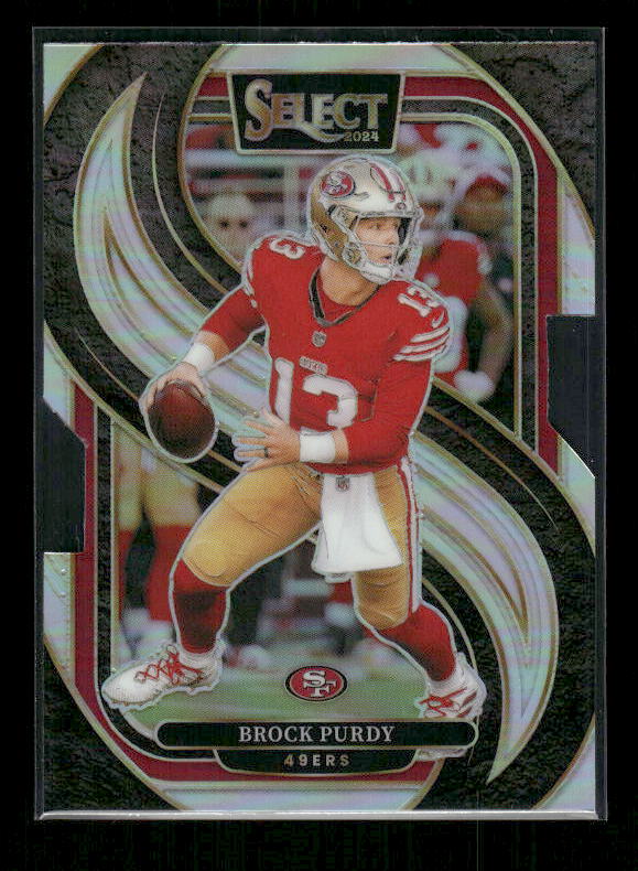 2024 Panini Select #124 Brock Purdy Silver Prizm Die Cut