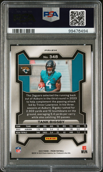 2023 Panini Prizm #348 Tank Bigsby Silver Prizm PSA 9