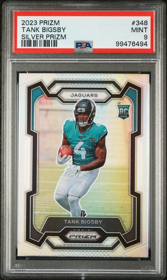 2023 Panini Prizm #348 Tank Bigsby Silver Prizm PSA 9