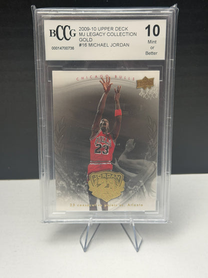 2009-10 Upper Deck Michael Jordan Legacy Collection Gold #16 BCCG 10