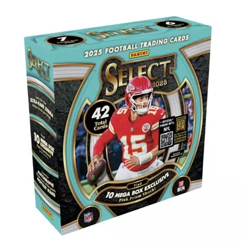 2025 Select Football Mega Box (Pink Shock)