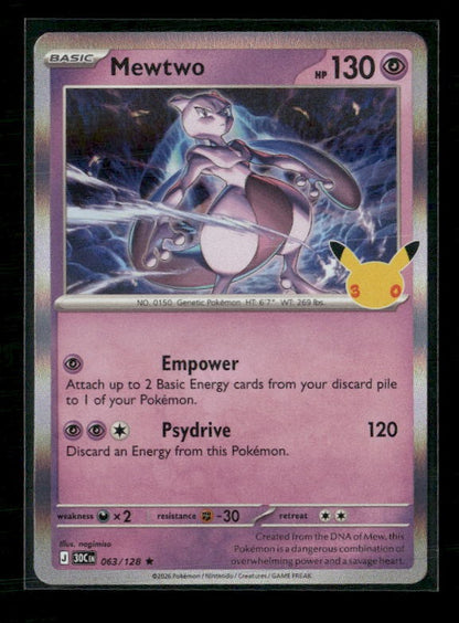ME: 30th Celebration #063/128 Mewtwo