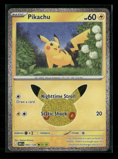ME: 30th Celebration #045/128 Pikachu