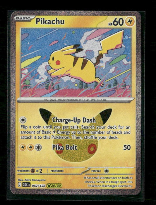 ME: 30th Celebration #042/128 Pikachu