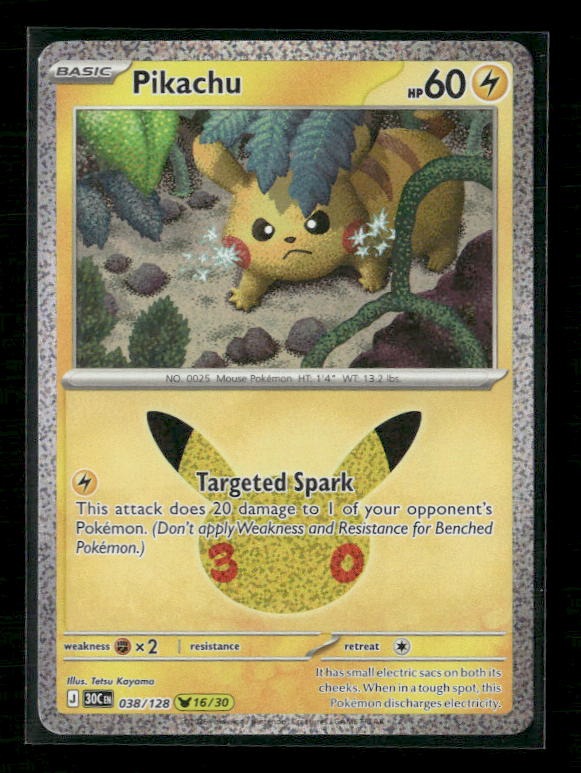 ME: 30th Celebration #038/128 Pikachu