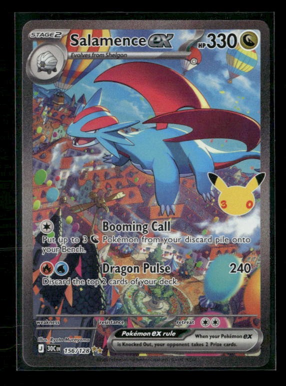 ME: 30th Celebration #156/128 Salamence ex