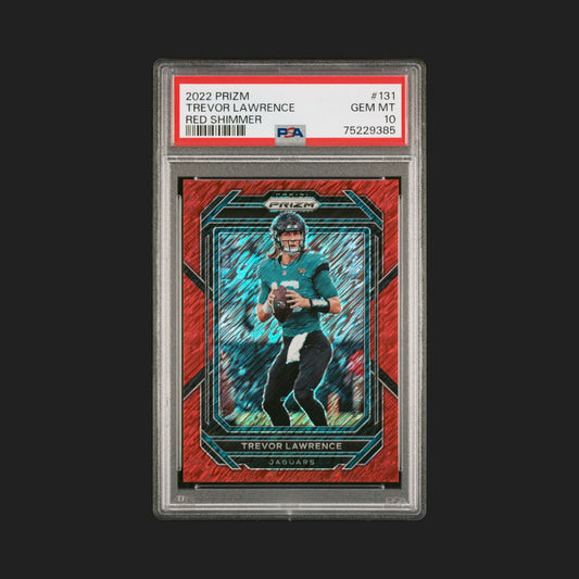 Trevor Lawrence - 2022 Panini Prizm - Red Shimmer /35 - PSA 10