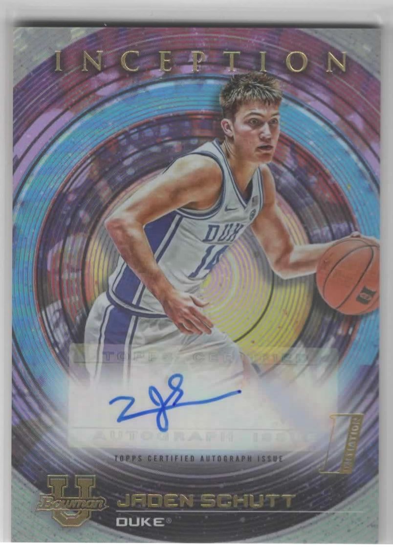 Jaden Schutt - 2023 Bowman U Inception - Auto