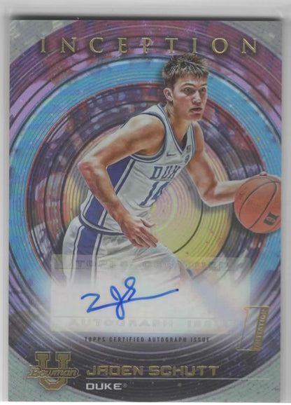 Jaden Schutt - 2023 Bowman U Inception - Auto